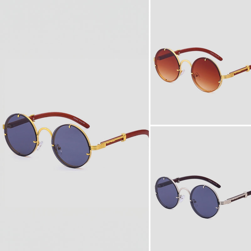 Marlon Retro Round Sunglasses