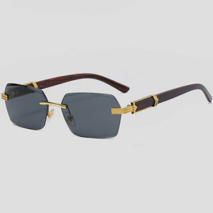 Massimo Rimless Gradient Sunglasses