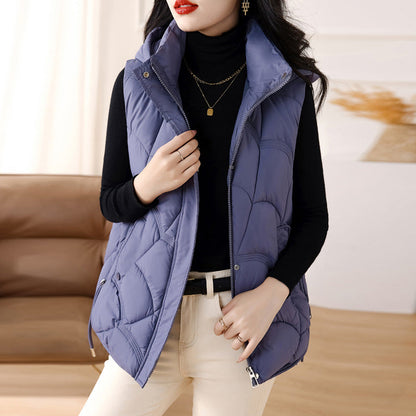 Fern Quilted Down Vest