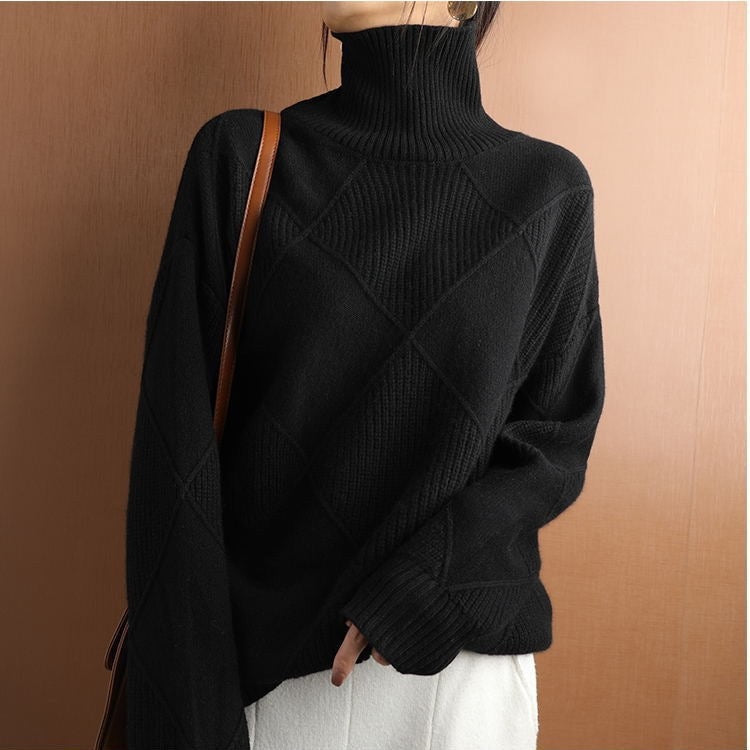 Chic Celine Wool Turtleneck Sweater