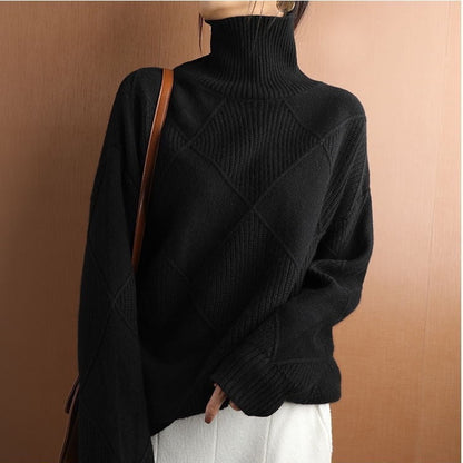 Chic Celine Wool Turtleneck Sweater