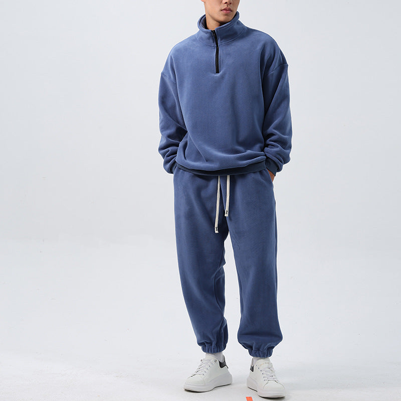 Hype Quarter-Zip Tracksuit Set