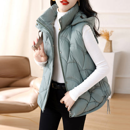 Fern Quilted Down Vest