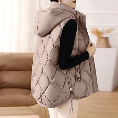 Fern Quilted Down Vest