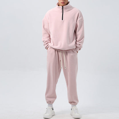 Hype Quarter-Zip Tracksuit Set