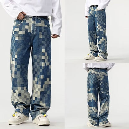 Pixelate Denim Jeans