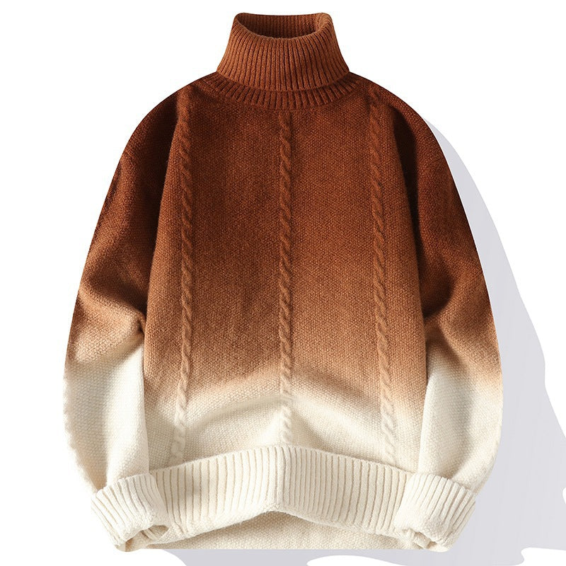 Sunrise Ombre Turtleneck Sweater