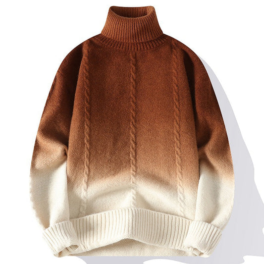 Sunrise Ombre Turtleneck Sweater