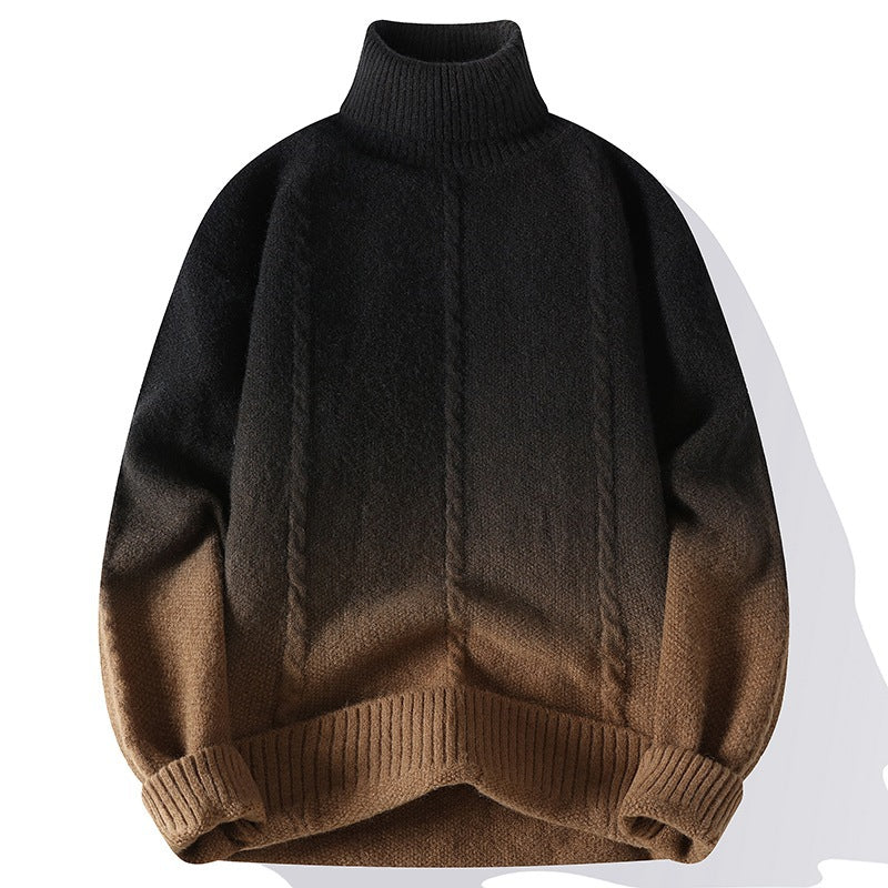 Sunrise Ombre Turtleneck Sweater