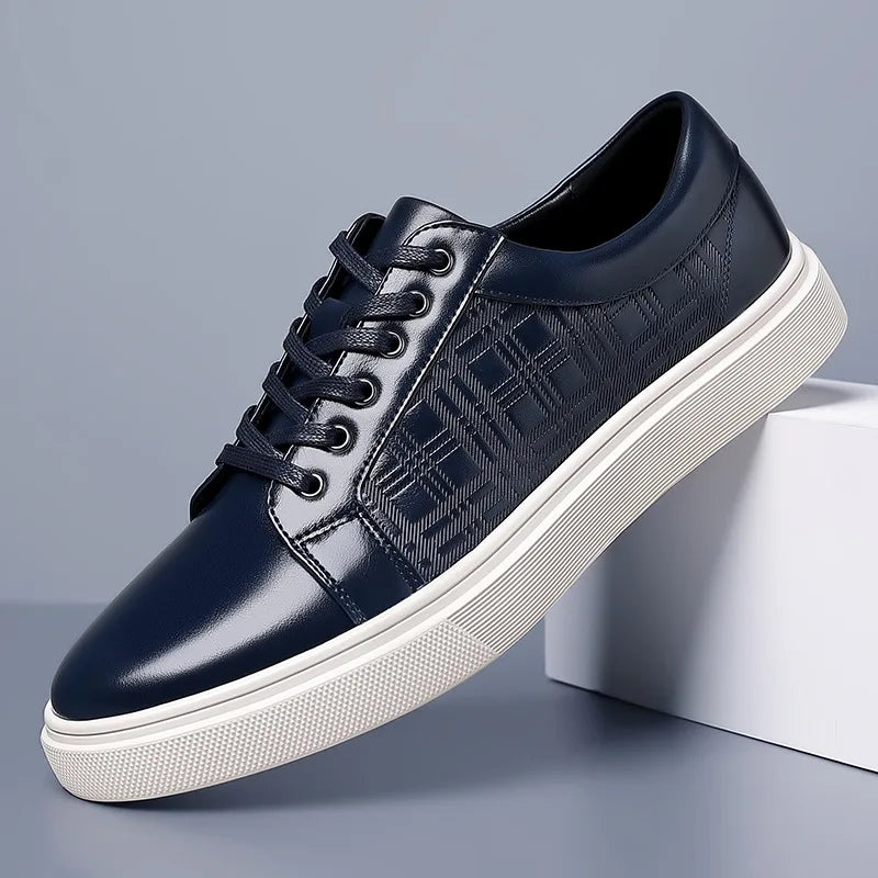 Massimo Patent Leather Sneakers