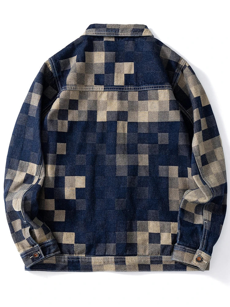 Mosaic Vintage Denim Jacket