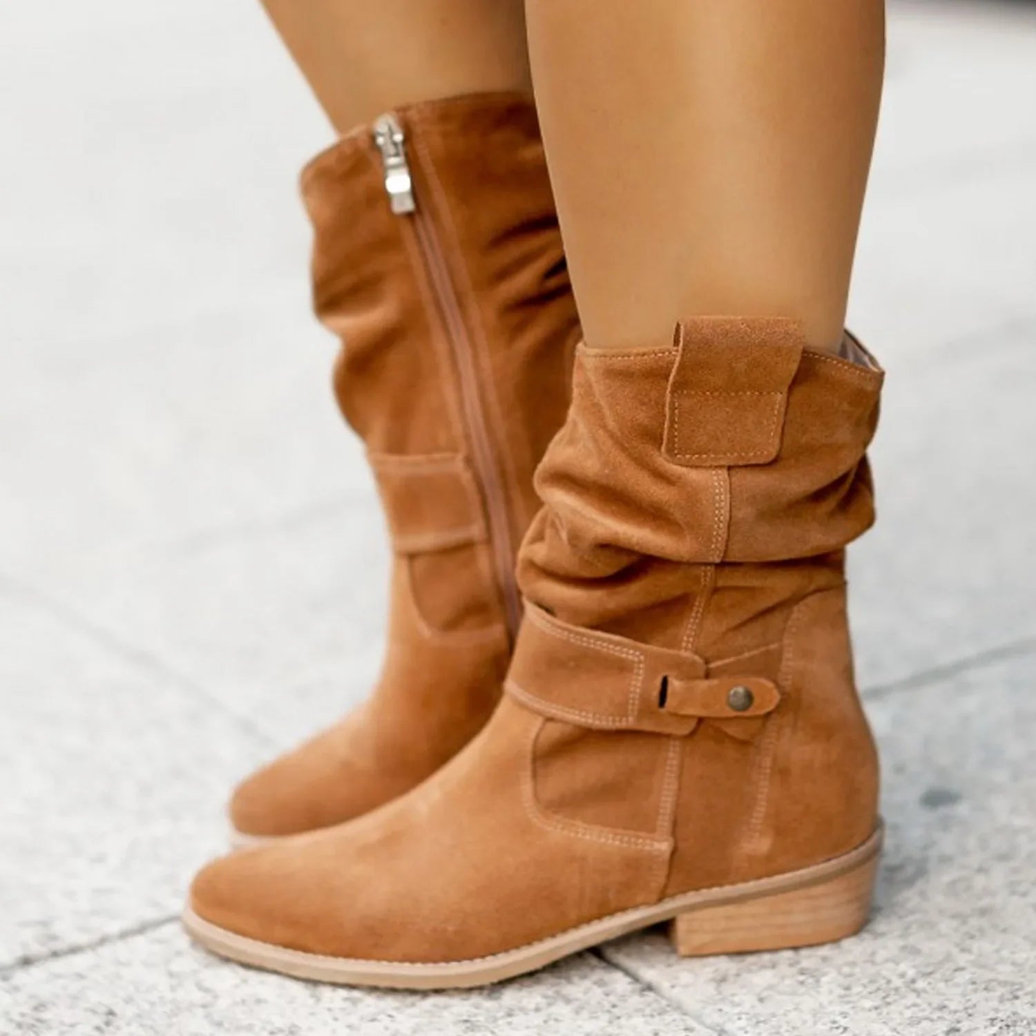 Clara Woods Suede Ankle Boots
