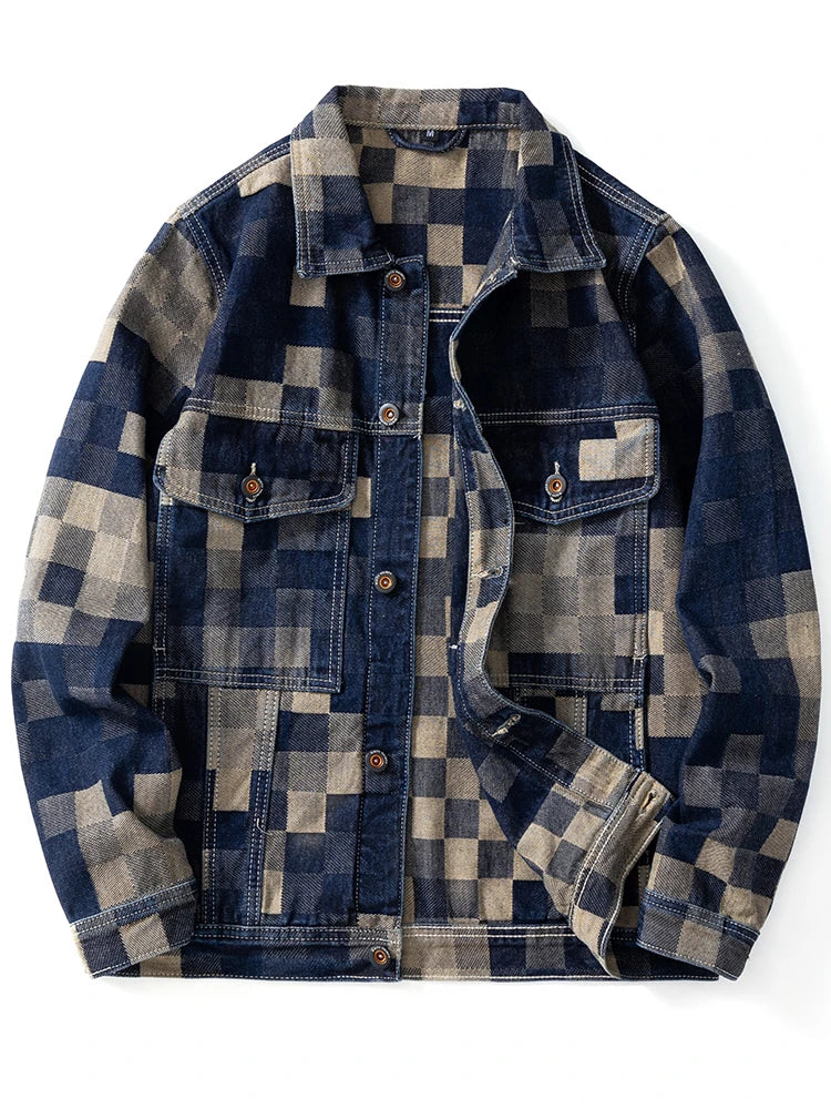 Mosaic Vintage Denim Jacket