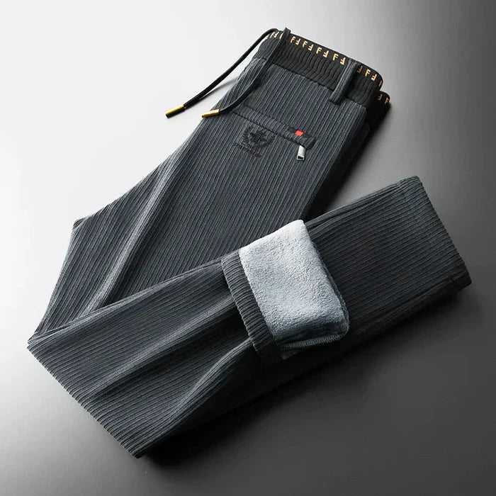 Hudson Corduroy Fleece-Lined Pants