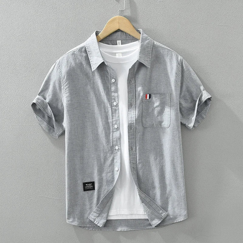 Luke Wellington Striped Short Sleeve Shirt