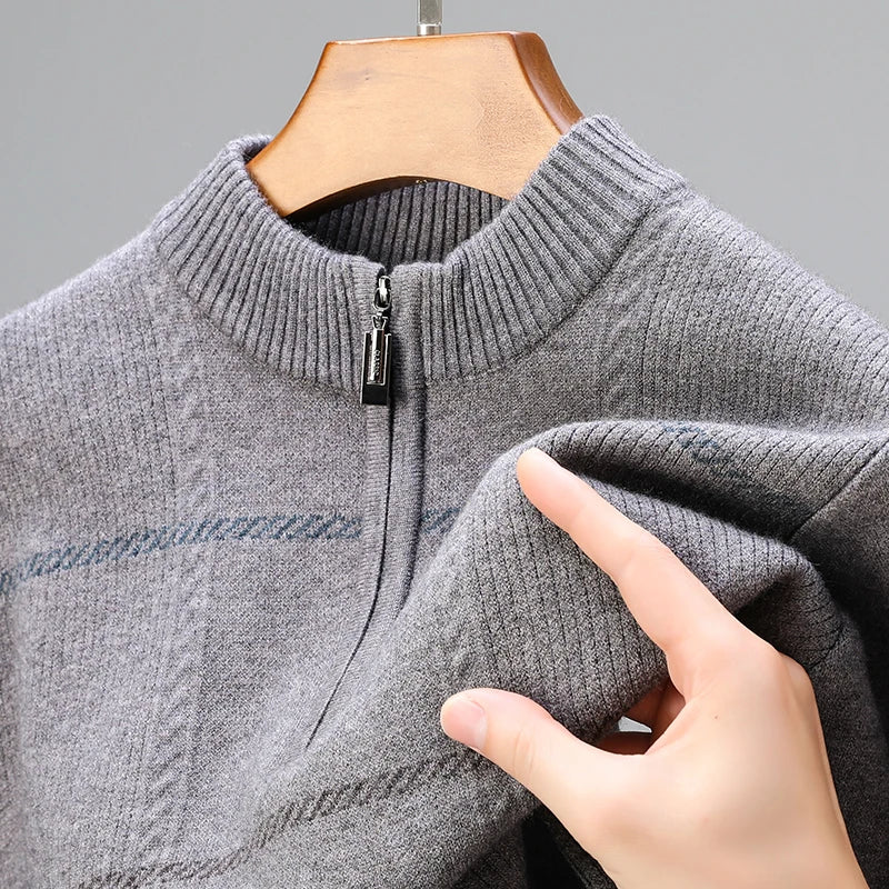 Massimo Prestige Zip-Up Sweater
