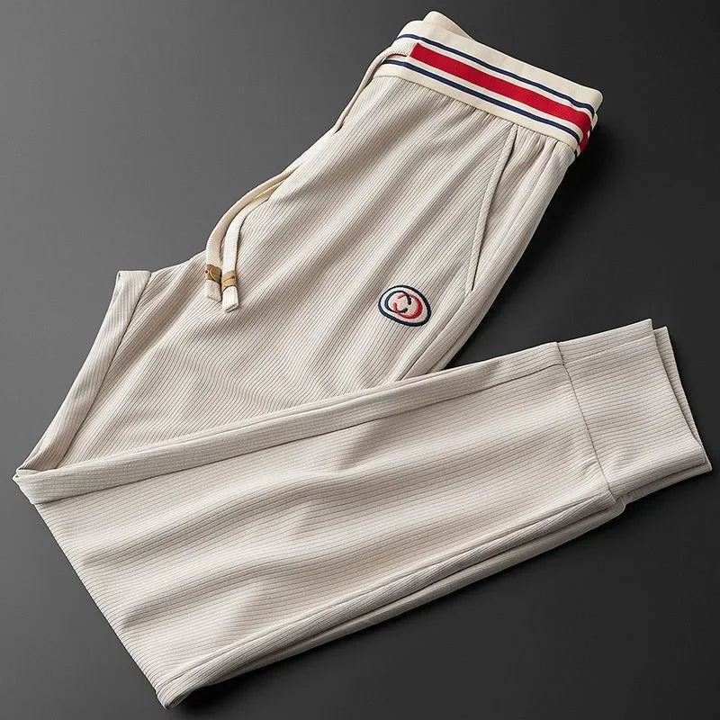 Ethan Cole Striped Rib Joggers