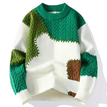 Buzz Patchwork Sweater