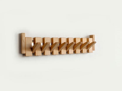 Artisan Wooden Piano Key Coat Rack