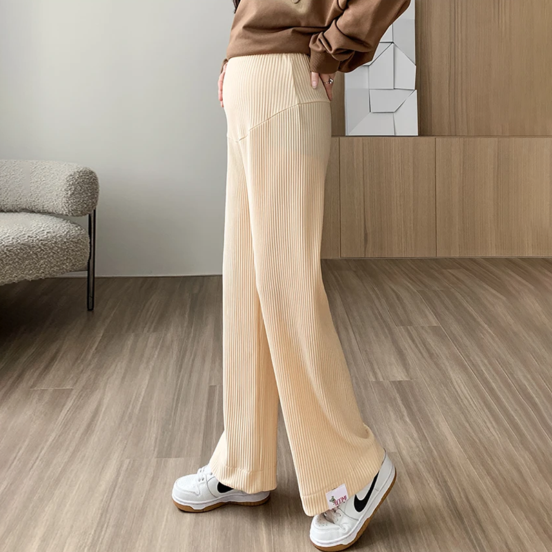 Textured Knit Maternity Pants