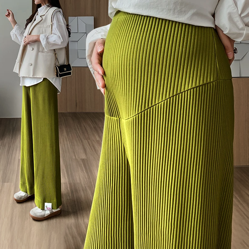 Textured Knit Maternity Pants